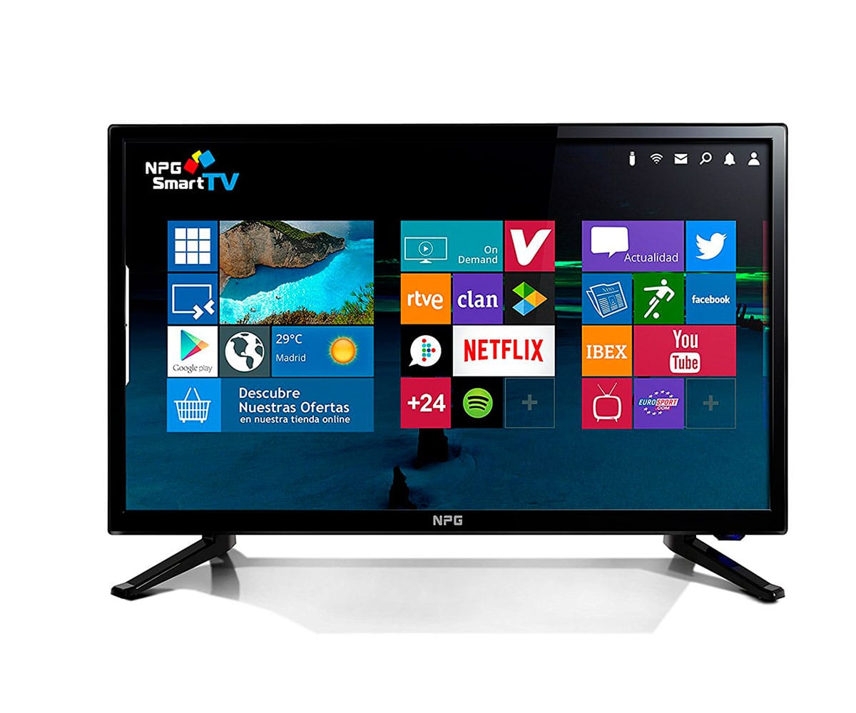 NPG TVS410L40F TELEVISOR 40 LCD LED FULL HD SMART TV ANDROID WIFI HDMI USB GRABADOR Y REPRODUCTOR 